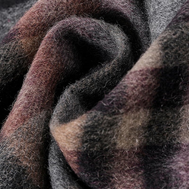 SKNSOFT Winter Wool Plaid Scarf for Men,Women Fashion Tartan Wrap Checkered Scarves - Image 3